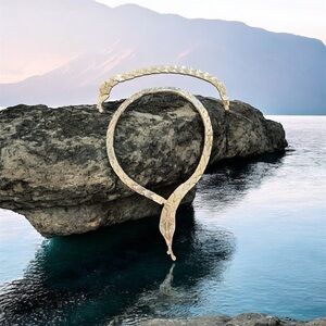 Handmade TAXCO Sterling Silver Snake Necklace & Bracelet Set - 7.6 oz - like New